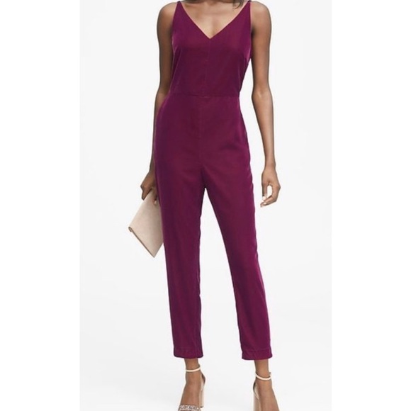 Banana republic velvet jumpsuit Clearance
